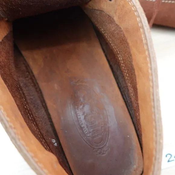 TODS Shoes Men 40 7.5 Italian Chukka Moc Driving Ankle Moccasin Western Boots
