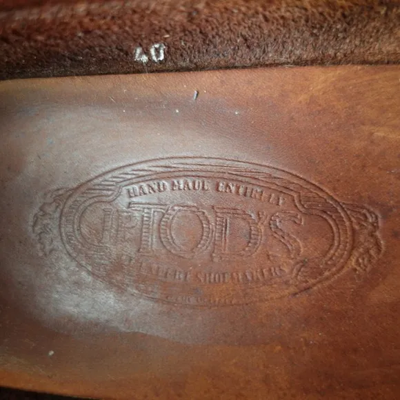 TODS Shoes Men 40 7.5 Italian Chukka Moc Driving Ankle Moccasin Western Boots