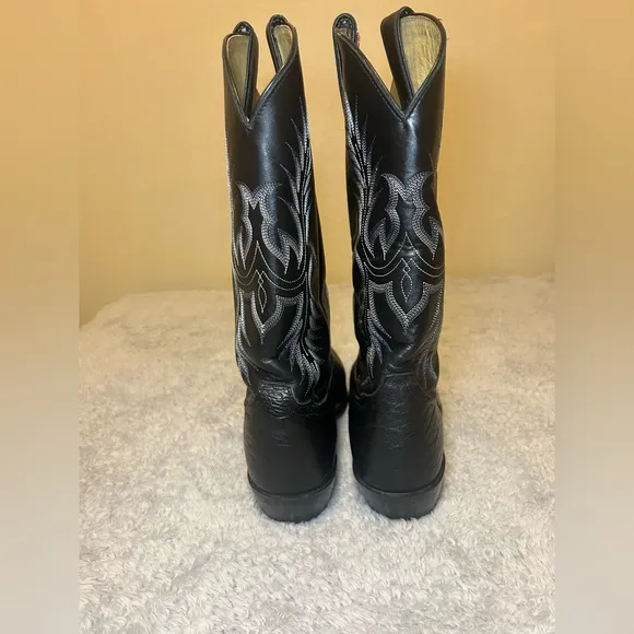 Tony Lama Black Cowboys Boots Men’s, Size 10D