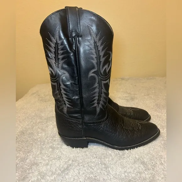 Tony Lama Black Cowboys Boots Men’s, Size 10D
