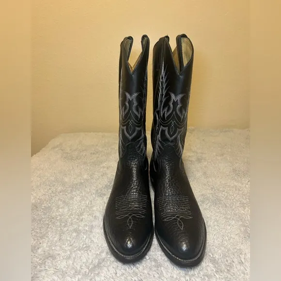 Tony Lama Black Cowboys Boots Men’s, Size 10D