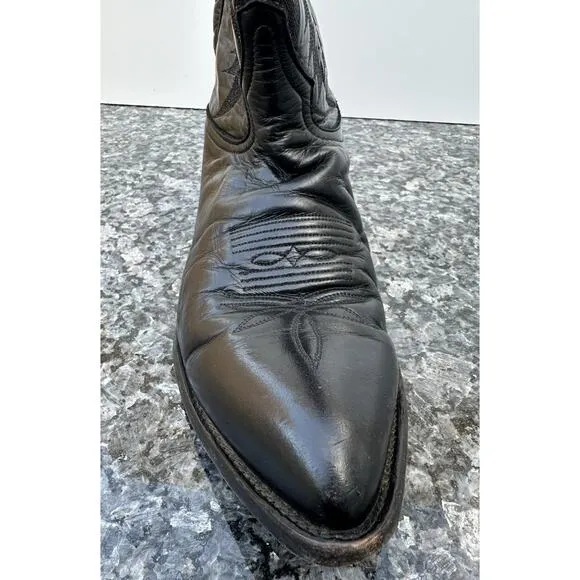 Tony Lama Black Stallion Cowboy Wedyern Biker Boots Men’s Size 11.5