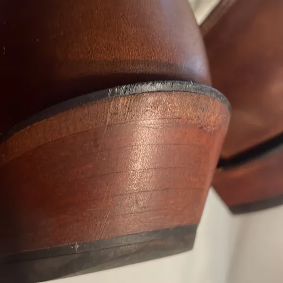Tony Lama cross leather boots 10B