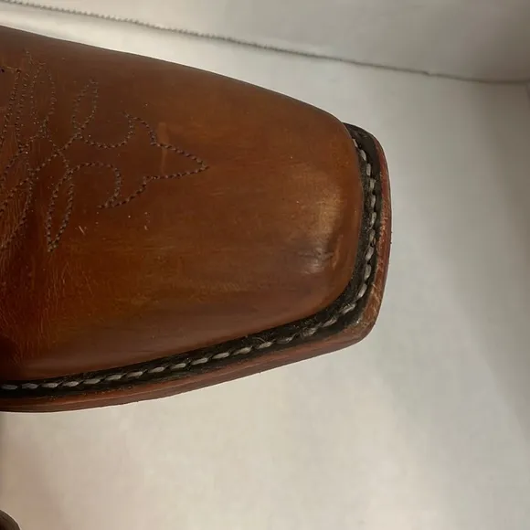 Tony Lama cross leather boots 10B