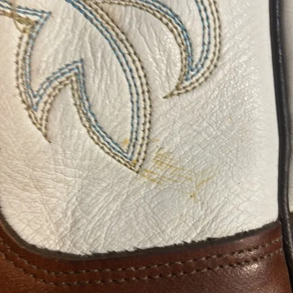 Tony Lama cross leather boots 10B