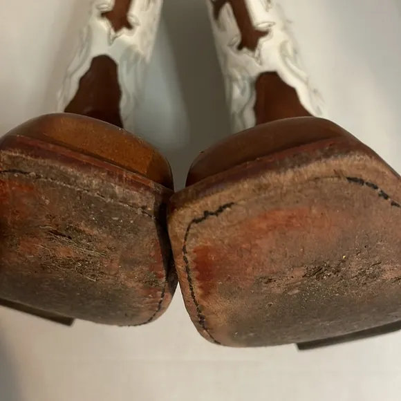 Tony Lama cross leather boots 10B