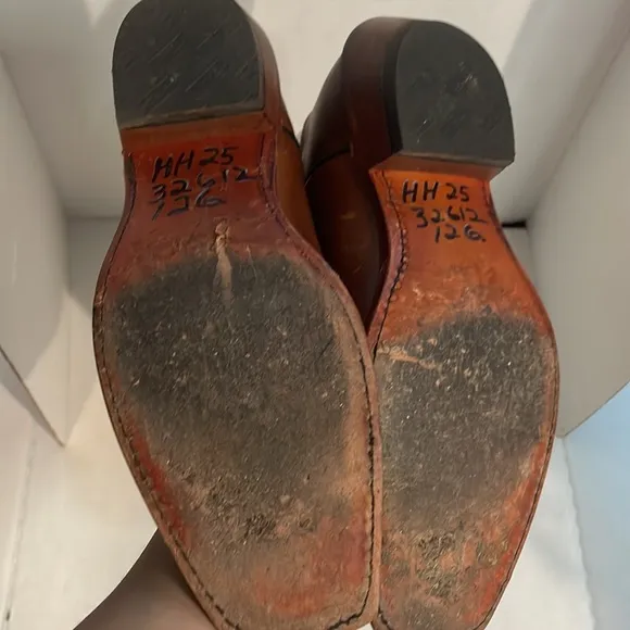 Tony Lama cross leather boots 10B