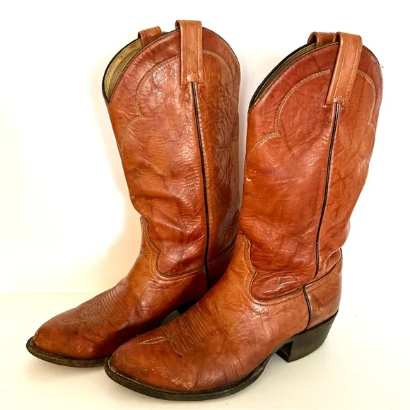 Tony Lama Men’s Cowboy Boots Size 8