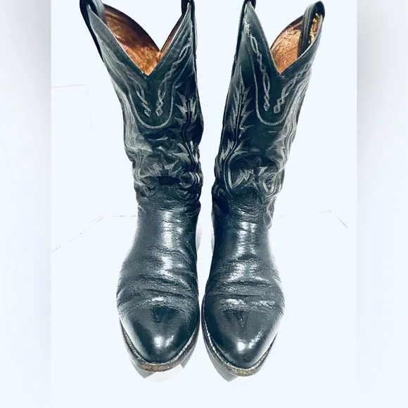 Tony Lama Men’s Western Rockabilly Cowboy Boots size 9.5