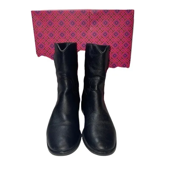 Tory Burch Women Leather Boots Size 7.5