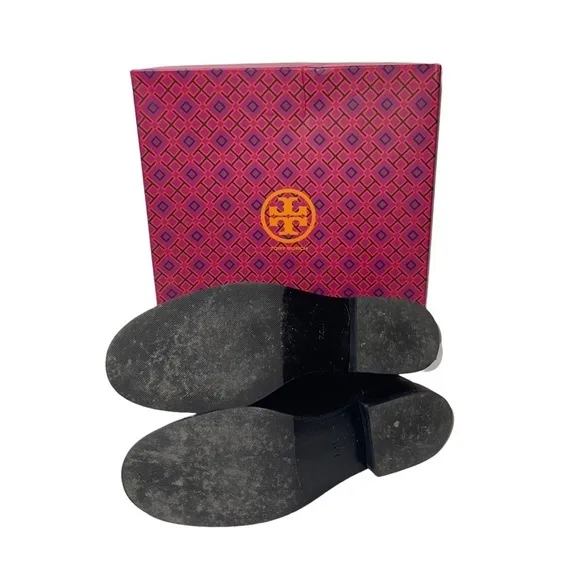 Tory Burch Women Leather Boots Size 7.5