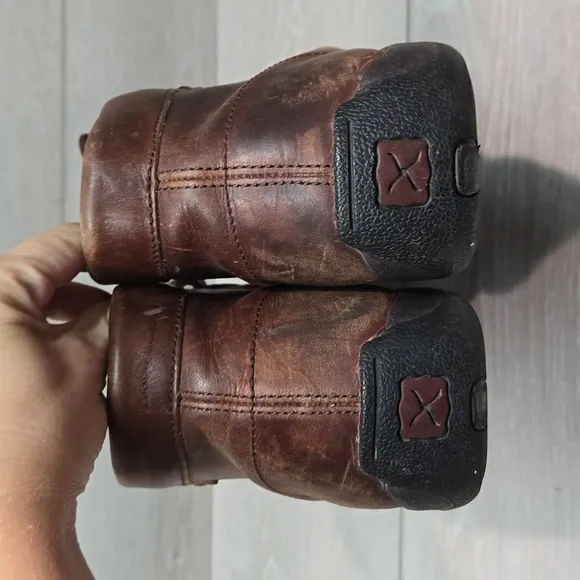 Twisted X Mens High Top Steel Toe boots leather shoes sz 12M