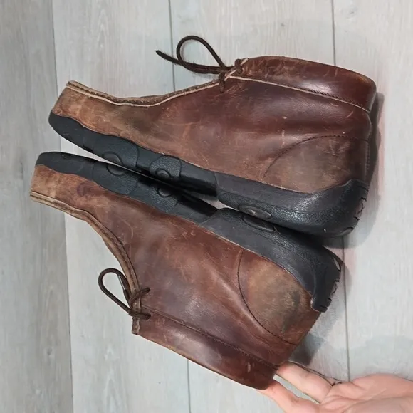 Twisted X Mens High Top Steel Toe boots leather shoes sz 12M