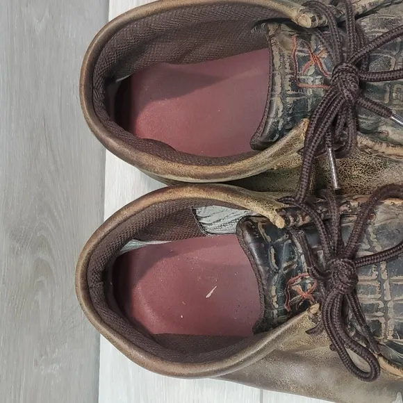 Twisted X Mens Steel Toe Moccasin Driving Shoes sz 13M