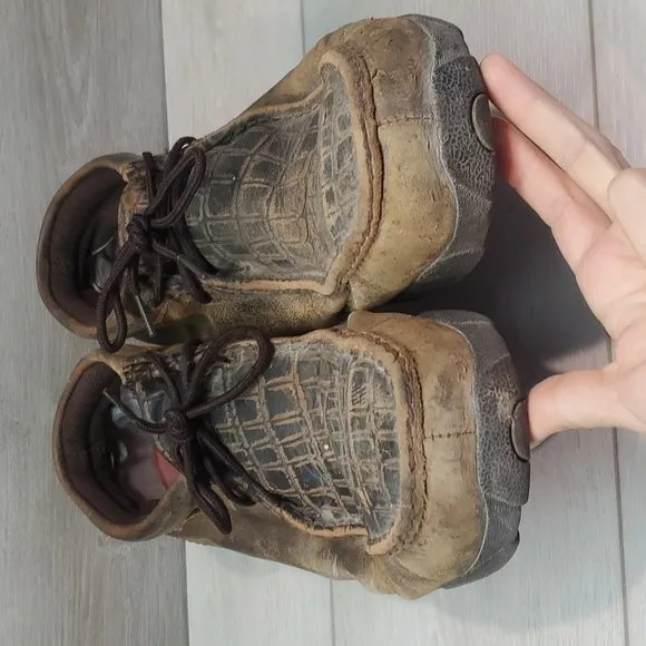 Twisted X Mens Steel Toe Moccasin Driving Shoes sz 13M