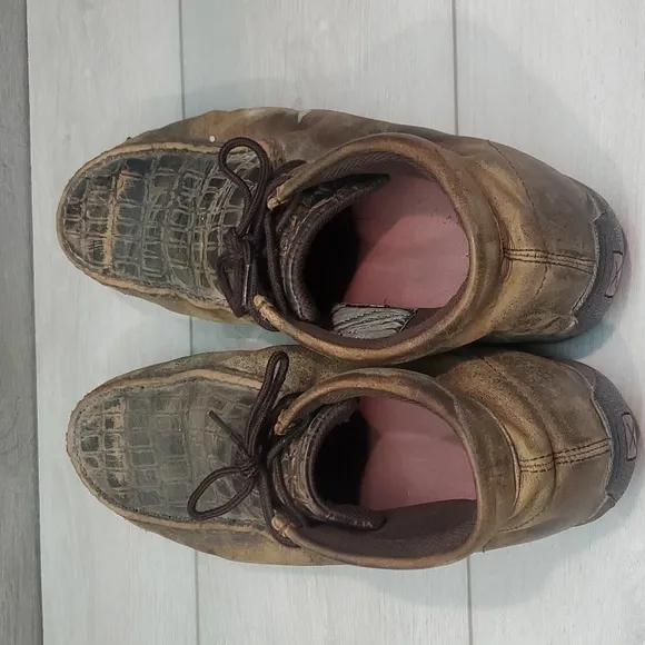 Twisted X Mens Steel Toe Moccasin Driving Shoes sz 13M