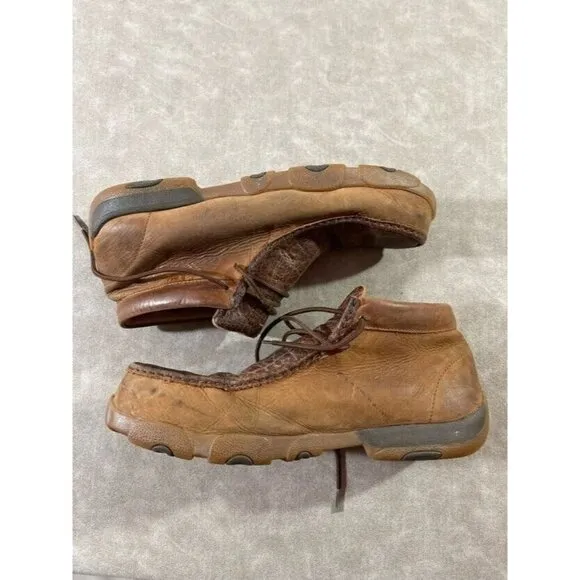 Twisted X with Cellsole Mens MDMNT01 Tall Driving Steel Toe Shoes Leather 11.5M