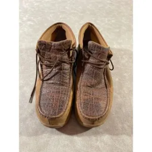 Twisted X with Cellsole Mens MDMNT01 Tall Driving Steel Toe Shoes Leather 11.5M