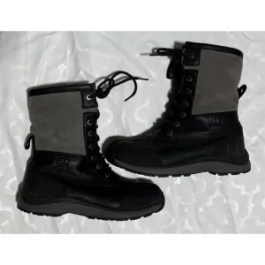 UGG Adirondack III Black Winter Boots Women's Size 9 S/N 1095141