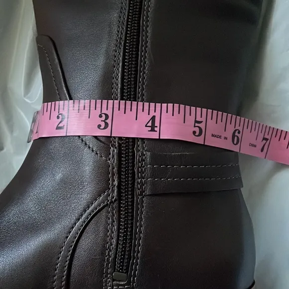 Ugg Amberlee Equestrian Leather Tall Riding Boots Buckles Brown Women Size 8 New