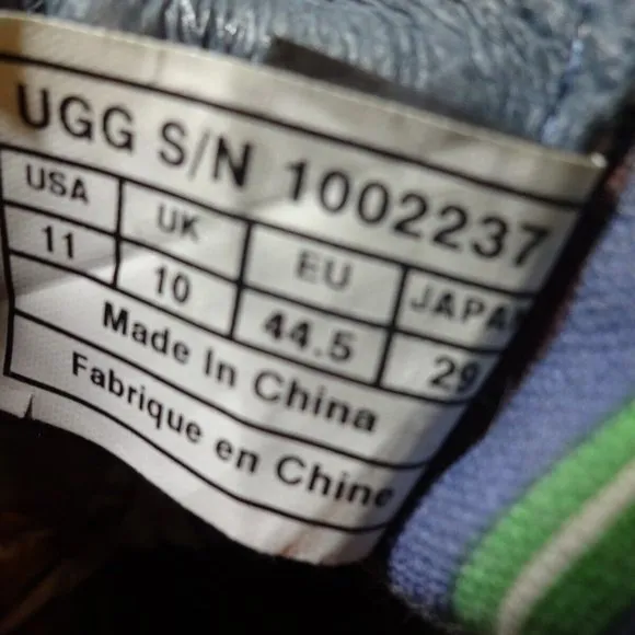 Ugg Australia Wixson Men’s Size 11 US Blue Navy Sneaker Shoes F19012L