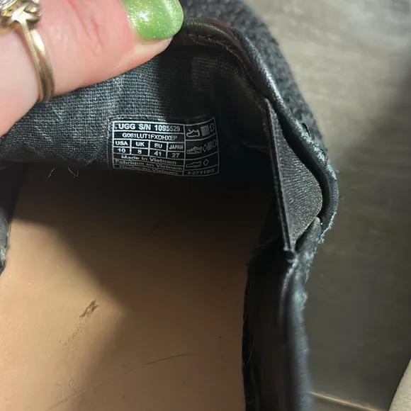 UGG - Black Star Sequin Slip-On Shoes