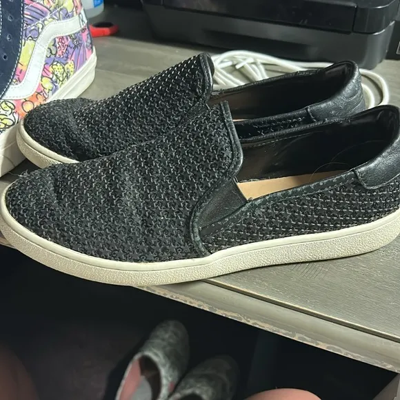 UGG - Black Star Sequin Slip-On Shoes