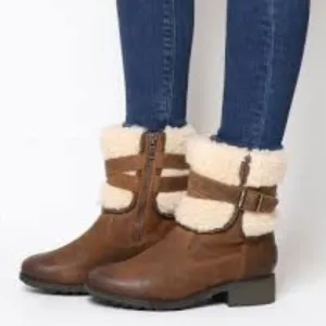 UGG Blayer Shearling-Lined Boots Women Size 7