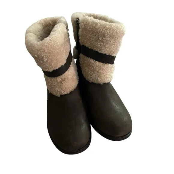 UGG Blayer Shearling-Lined Boots Women Size 7