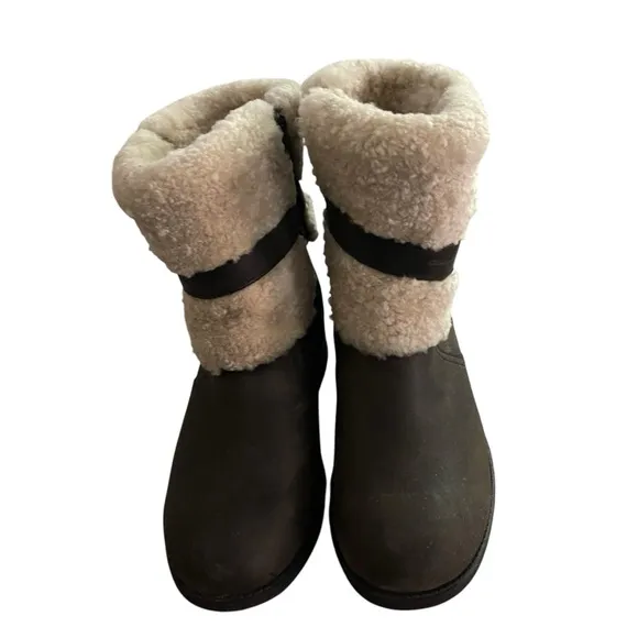 UGG Blayer Shearling-Lined Boots Women Size 7