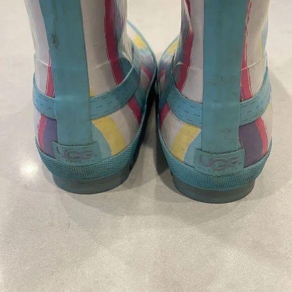 UGG boots  size estimate 6 to 6 1/2 women’s measurements 9 3/4. Nice shape.