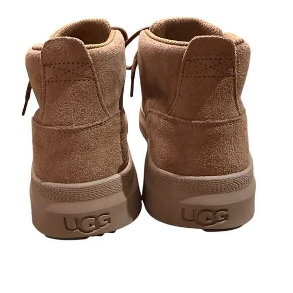 Ugg Burleigh Chukka Boots Mens Size 14 Tan Suede Ugg Plush NWOT