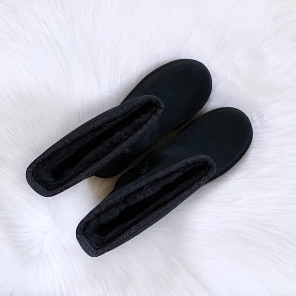 UGG Celvin Black Suede Boots