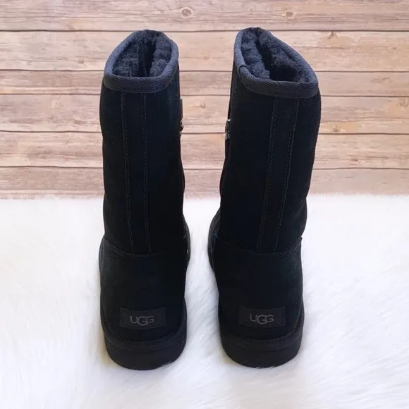 UGG Celvin Black Suede Boots