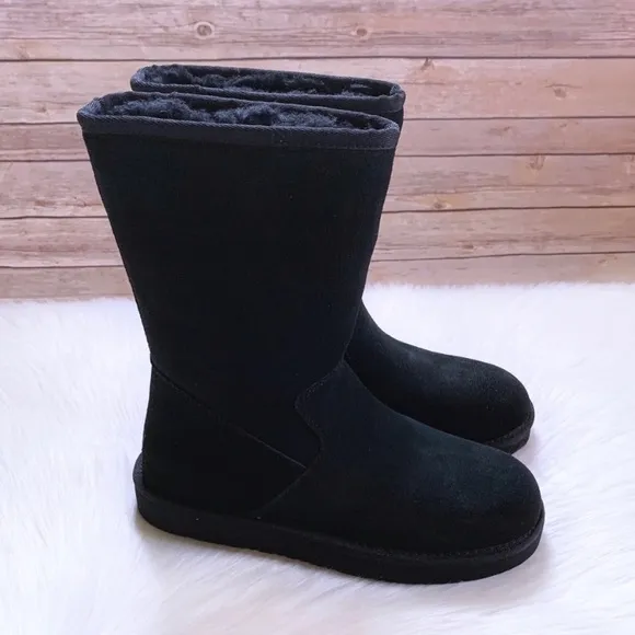 UGG Celvin Black Suede Boots