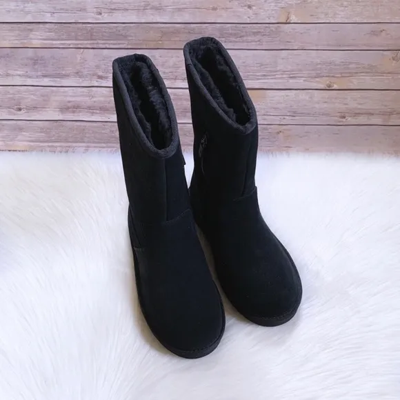 UGG Celvin Black Suede Boots