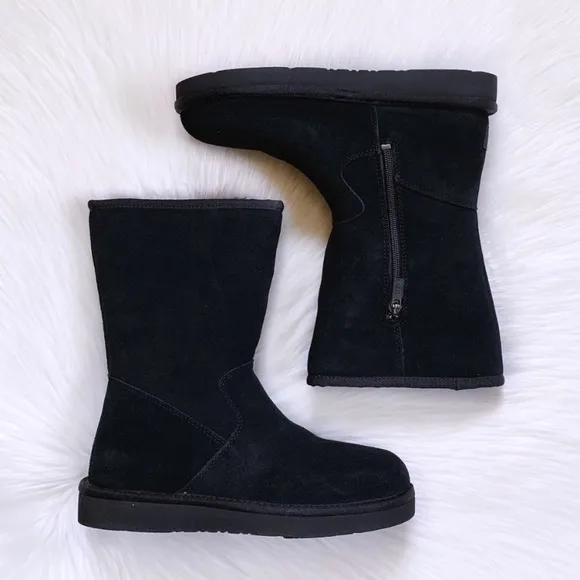 UGG Celvin Black Suede Boots