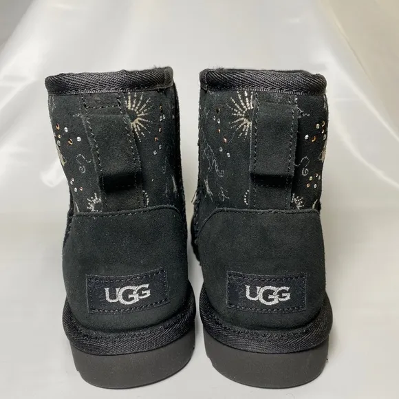 UGG classic zodiac mini starry night suede sheepskin women’s boots model 1112516