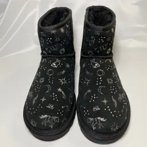 UGG classic zodiac mini starry night suede sheepskin women’s boots model 1112516