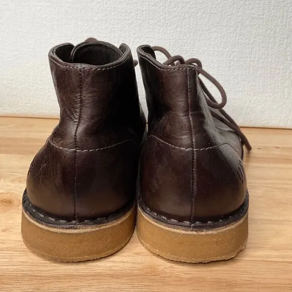 UGG Leighton 3275 2 Eye Leather Chukka Boots Men Size 7 Chocolate Brown