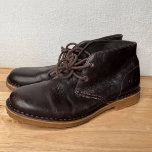 UGG Leighton 3275 2 Eye Leather Chukka Boots Men Size 7 Chocolate Brown
