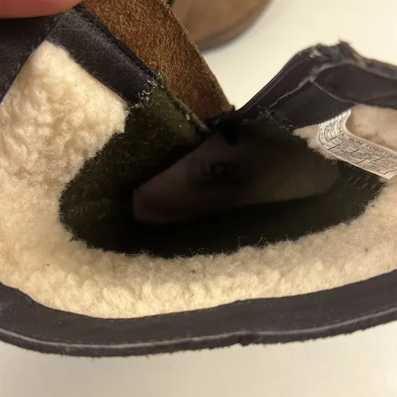 Ugg Lorna Boot | Waterproof Rain Snow Boot | Brown Leather LIKE NEW
