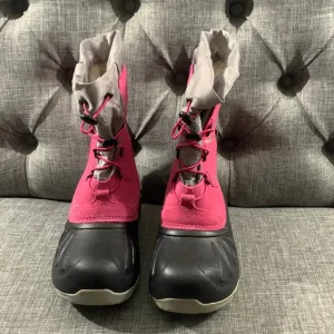 ugg ludvig youth Kids waterproof snow rain boots 1018190k pink black grey