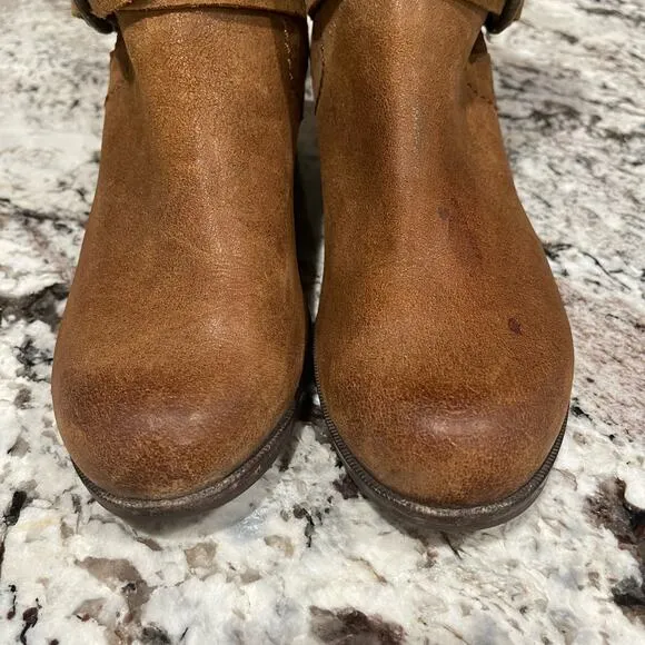 UGG Lula Mae Women’s Leather Boots Tan Brown Size 6
