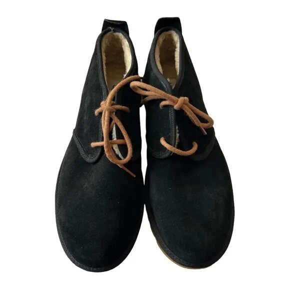 UGG Maksim Chukka Black Suede Boots Men Size 13