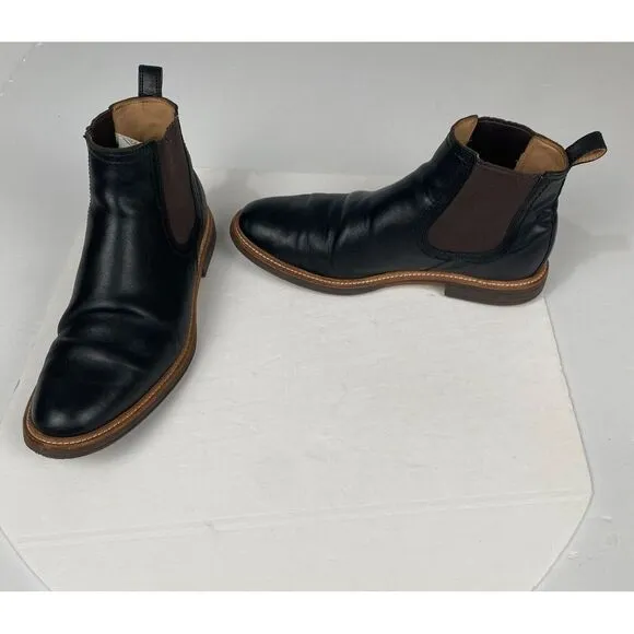UGG Men Black Chelsea Boots‎ Size 11 M 1094349 Leather Shoes