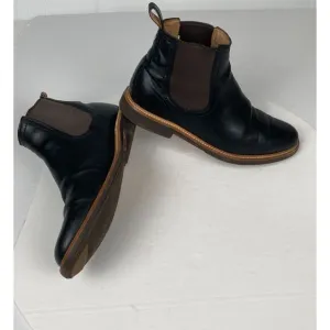 UGG Men Black Chelsea Boots‎ Size 11 M 1094349 Leather Shoes