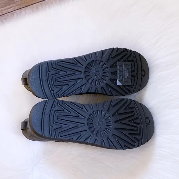 UGG Men’s Classic Mini II UGG Print Charcoal Boots