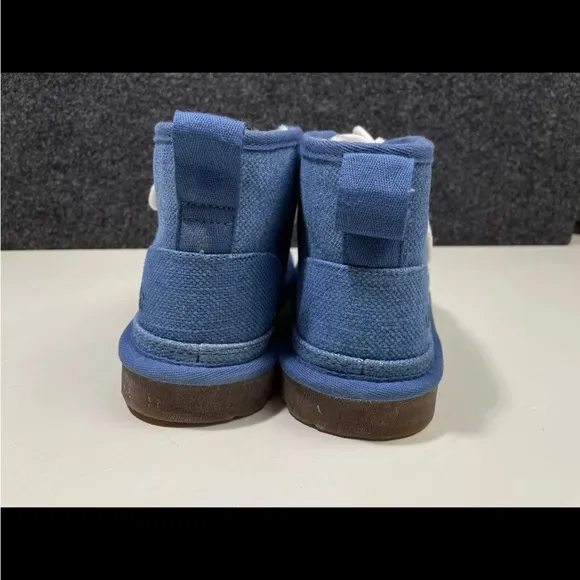 UGG NEUMEL CHUKKA BOOTS MENS SIZE 9 / 42 NATURAL INDIGO BLUE LACE UP ANKLE NEW