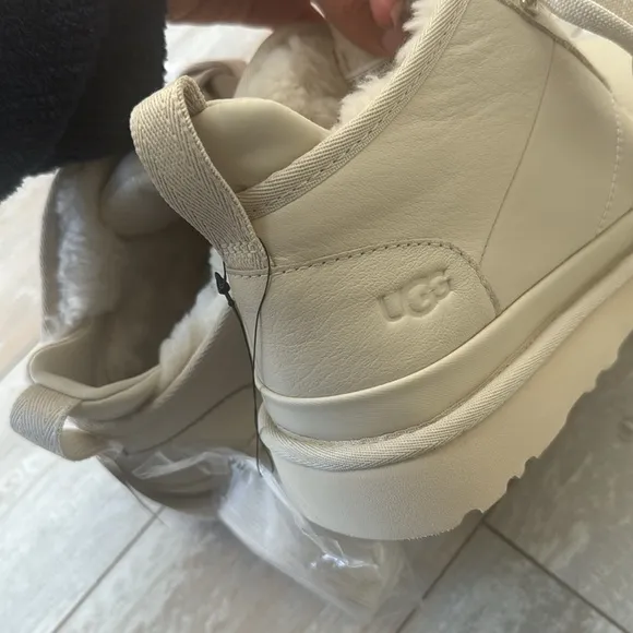 UGG NEUMEL FIT MEN BOOTS SEA SALT LEATHER‎